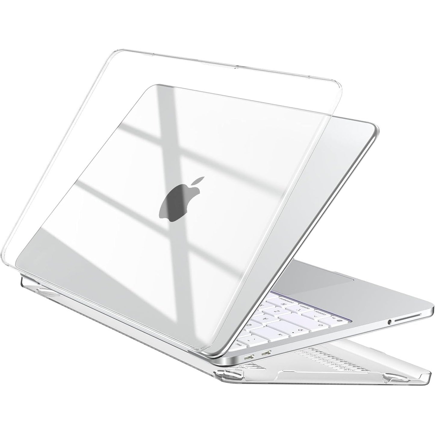 269259 - EOOCO Mbrojtëse e pajtueshme me MacBook Neo 13-inç 2026 (Modeli A3404, Çipi A18 Pro), Mbulesë plastike mbrojtëse e fortë, me sipërfaqe të lëmuar me prekje - kristalore