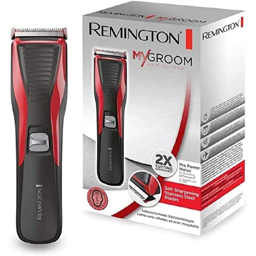 336365 - REMINGTON Makinë prerëse flokësh MyGroom HC5100, e rregullueshme, 12 gjatësi prerjeje, funksionim me kabllo