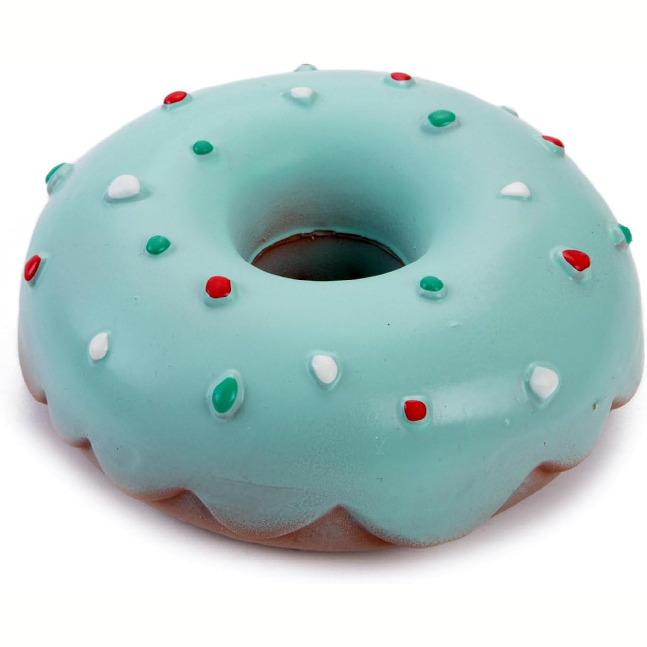 224951 - DONUT KARLIE DOGGY, me sfungjer, lateks, jeshil, 12x12x5 cm