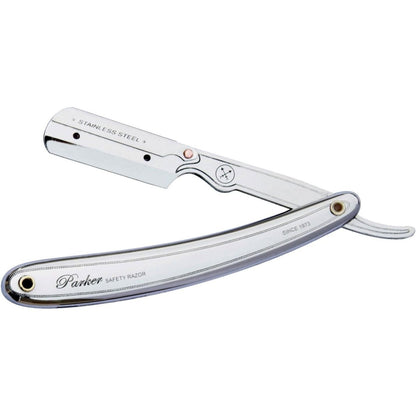 321582 - PARKER Briskë e Drejtë me Çelik Inoks 31R, Fabrika e Rruajtjes dhe 5 Tehe Super Stainless Shark, Paketa 1er (1 x 1 Stück)