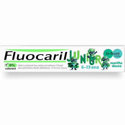 308363 - FLUOCARIL Pastë dhëmbësh për fëmijë 6-13 vjeç Kundër kariesit Bi-fluorid 145mg - Shije e butë menteje - 75 ml