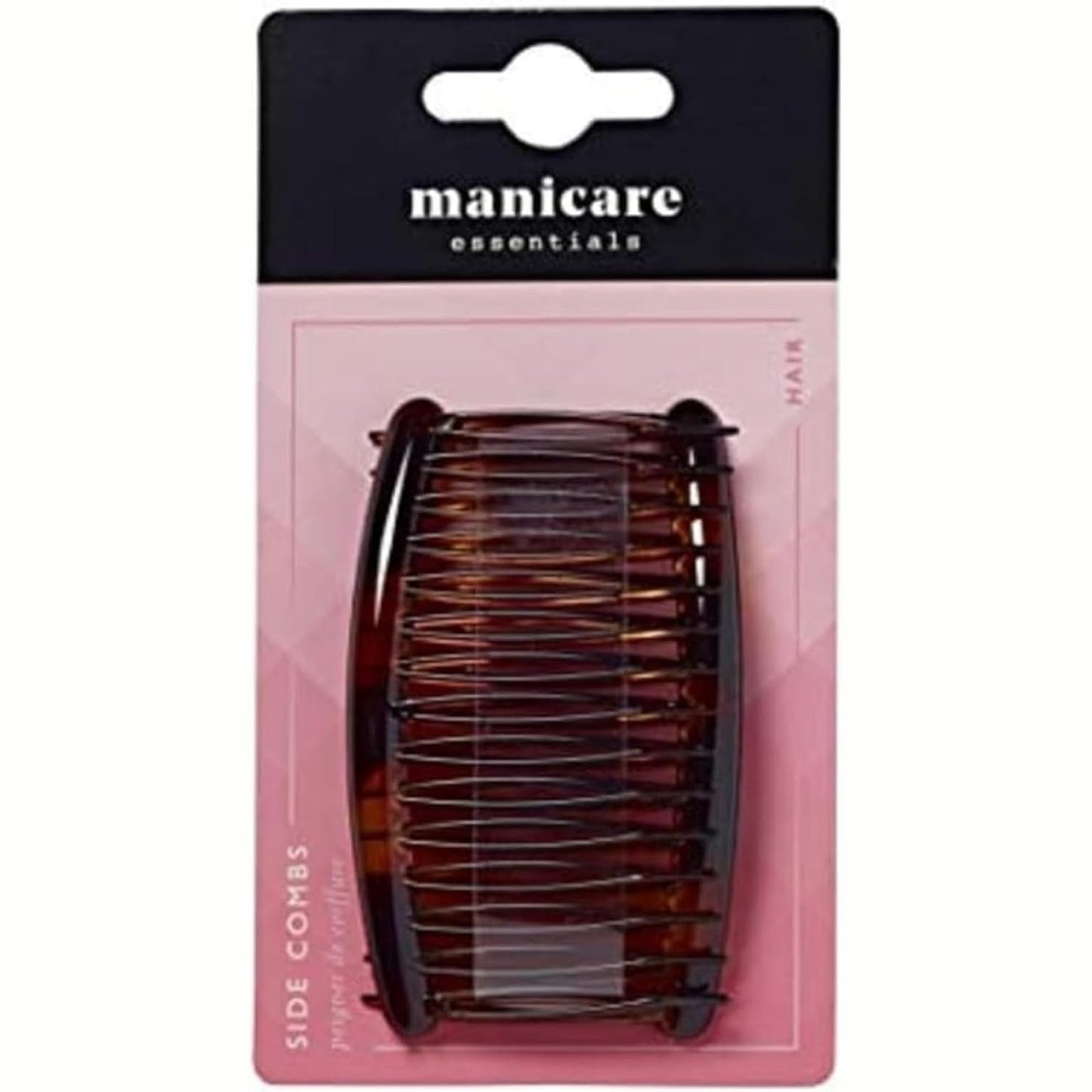 319018 - MANICARE - Krehëra anësorë 2 copë - Me pamje breshke, krehër flokësh plastikë me fiksim të fortë për dredhje franceze, kaçurrela të ngritura dhe të gjitha llojet e flokëve