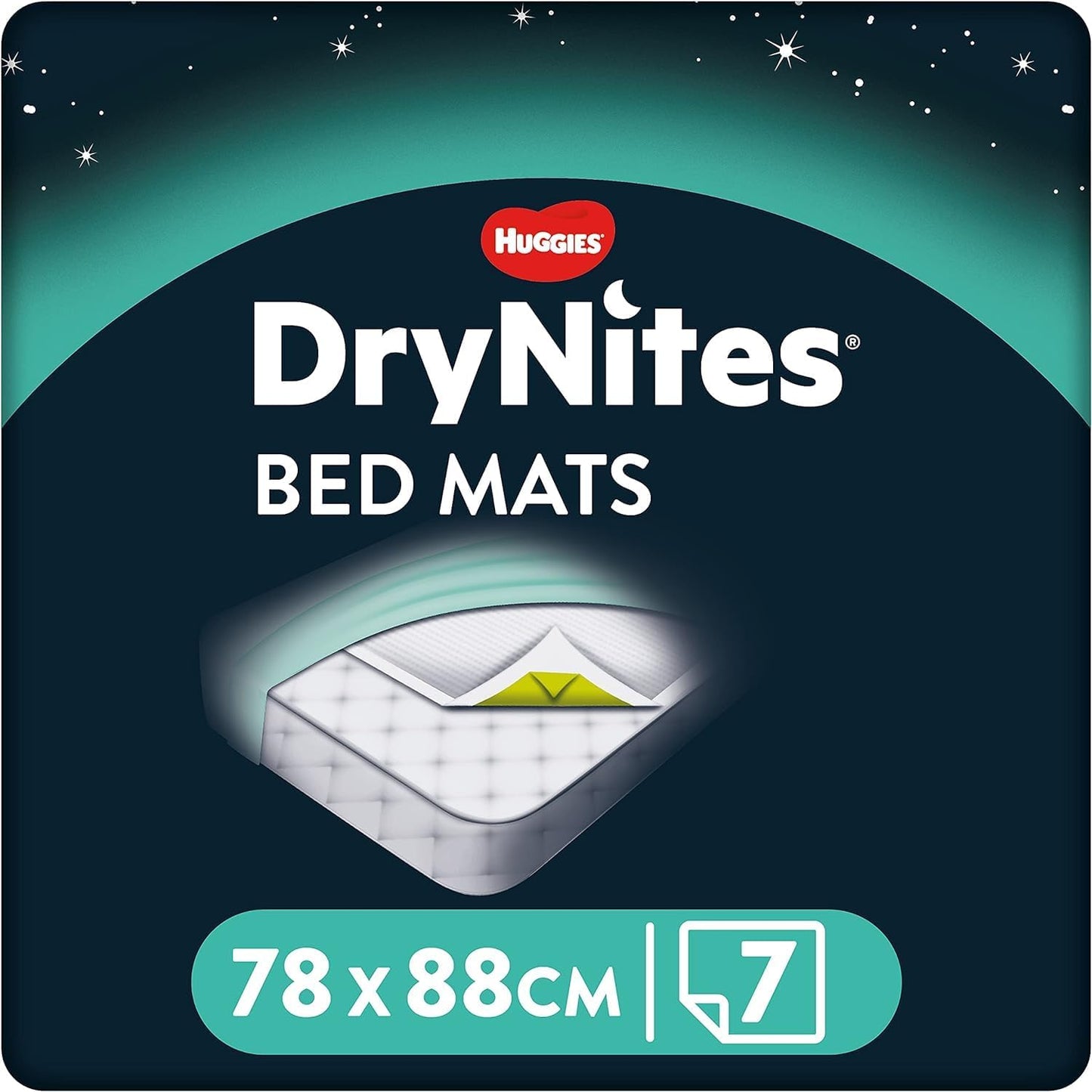 316182 - HUGGIES DryNites - 4 pako me 7 mbulesa shtrati - Mbrojtje 12 orëshe - I përshtatshëm për fëmijë të të gjitha moshave
