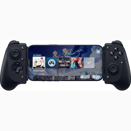 272825 - RAZER KISHI V3 - Kontrollues celulari për telefonat inteligjentë iPhone dhe Android - USB-C plug-and-play - Shkopinj analogë - 12 butona - Sensa HD Haptics - Nexus Game Launcher, i zi