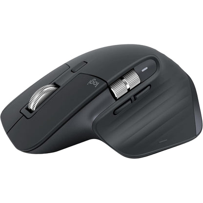 272830 - LOGITECH MX MASTER 3S 2025 - Maus pa tel Bluetooth, 8K DPI, dizajn ergonomik, gjurmim i xhamit, Windows, Linux, Chrome - Grafit
