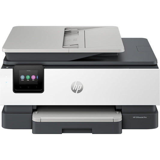 126190 - HP OFFICEJET PRO 8122e 405U3B - Printer Shumëfunksional me Ngjyra A4, Printim Automatik në Dy Anë, 20 faqe/min, Wi-Fi, Gri, me 3 Muaj Bojë të Menjëhershme