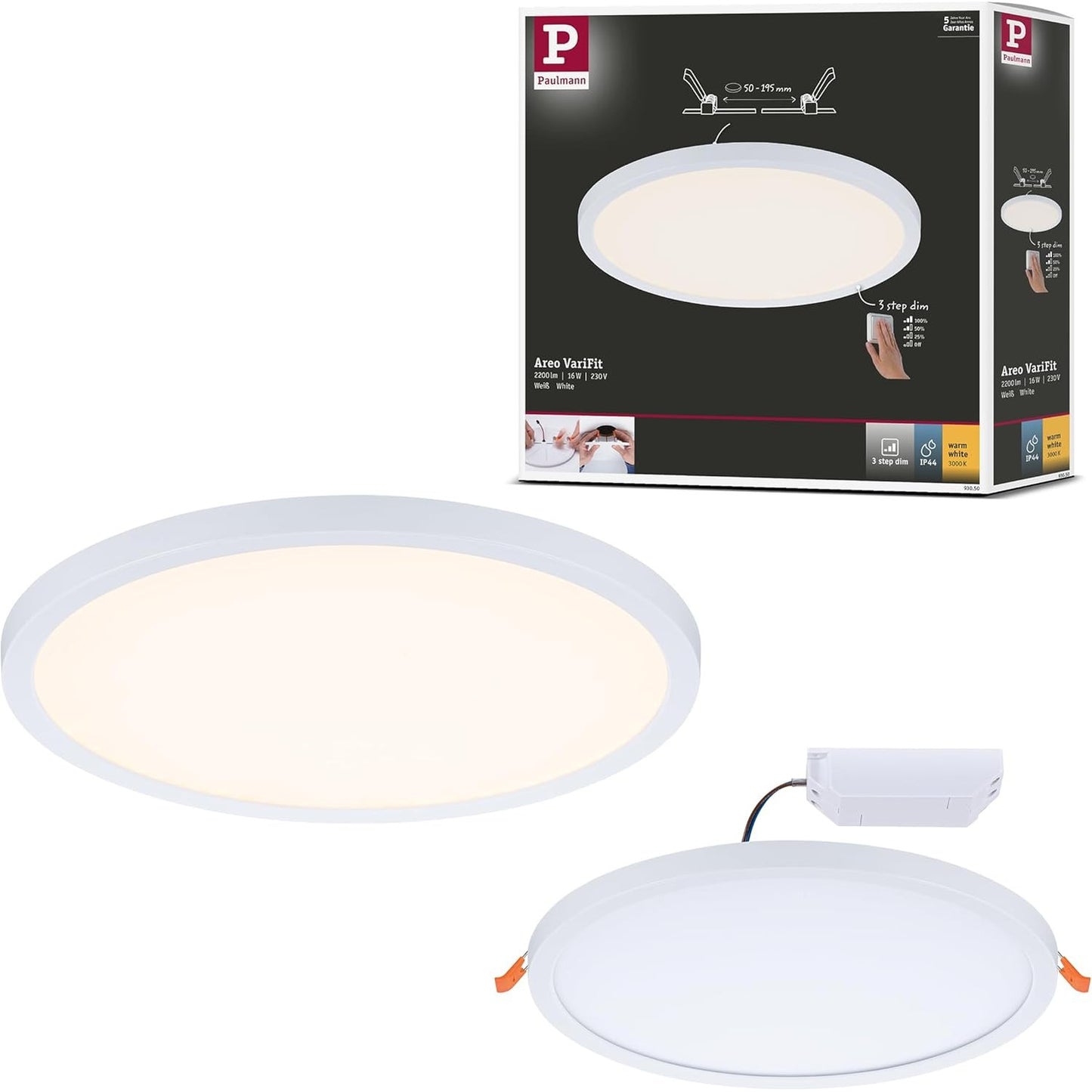 213769 - PAULMANN Paneli EB AREO VariFit IP44 16W 3000K