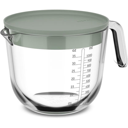 215130 - MEPAL Gotë Matëse Qelqi me Kapak - 1000ml