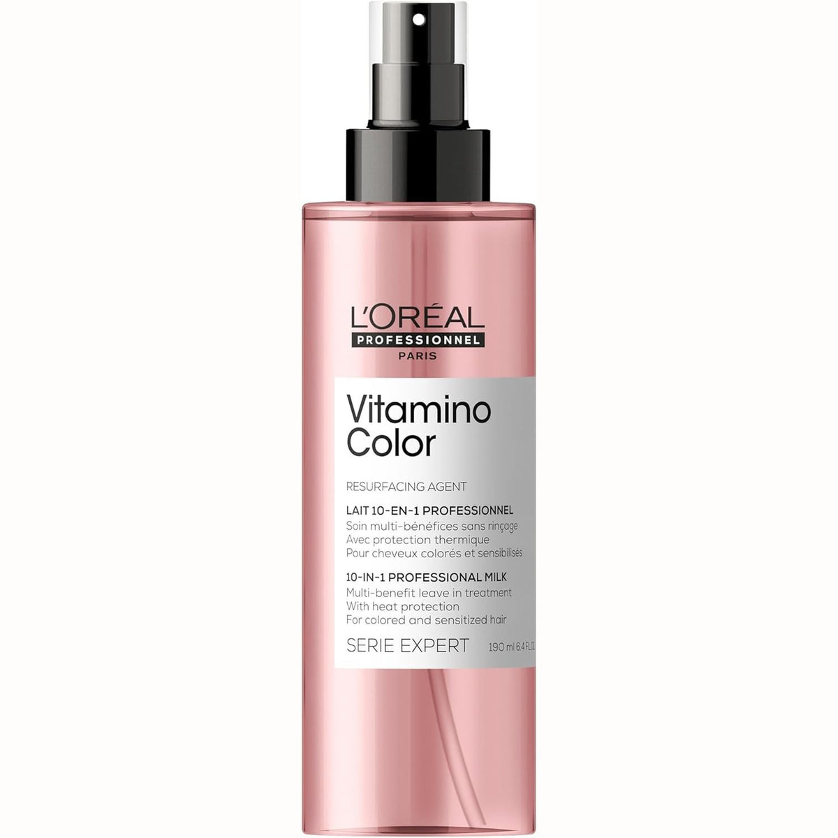 336387 - L'ORÉAL PROFESSIONNEL PARIS Vitamino Color Serie Expert Sprej shumëfunksional 10-në-1 për flokë të lyer, Formulë kundër zbehjes, 190 ml