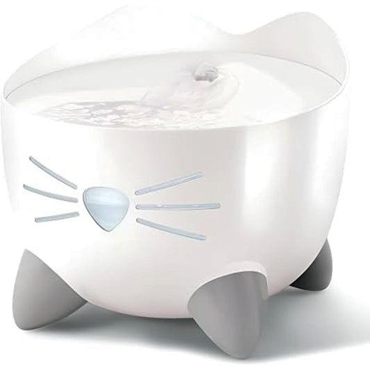 208822 - CATIT Shatërvan i Ujit për Mace, Pixi, Kapacitet 2.5L, Ngjyra e Bardhë