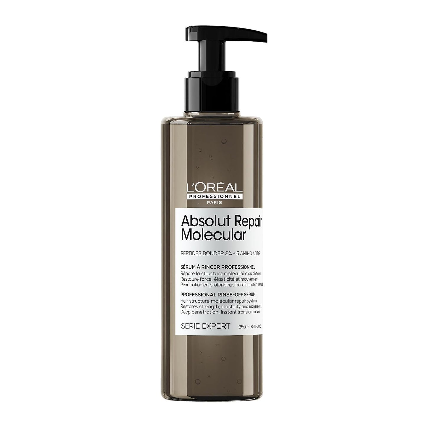 316910 - L'ORÉAL SERUM për flokë të dëmtuar, 250 ml, 2% lidhës peptidësh, 5 aminoacide, Serie Expert, Absolut Repair