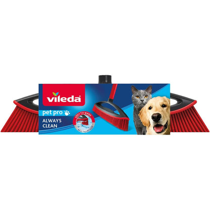 223666 - VILEDA Fshesë gome 159821 për përdorim të brendshëm dhe të jashtëm, 34 x 13.5 x 4 cm, e kuqe/e zezë