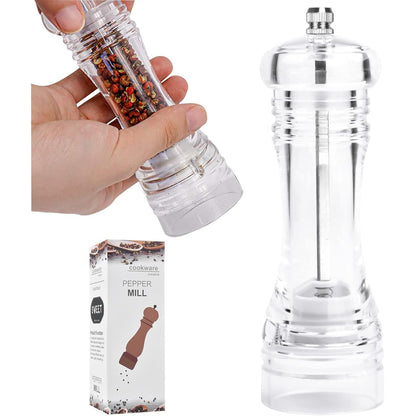 216580 - MULLI PIPERI AKRILIK DOKENO, MULLI KRIPE AKRILIK, DIMENSIONI: 16.7cm, PËR KUZHINË, RESTORANT, PIKNIK