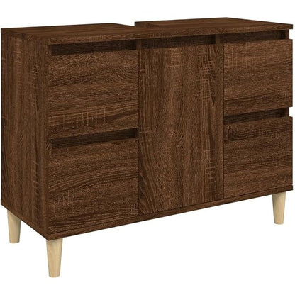 265508 - vidaXL Bufe Moderne 80×33×60 cm – Brown Oak