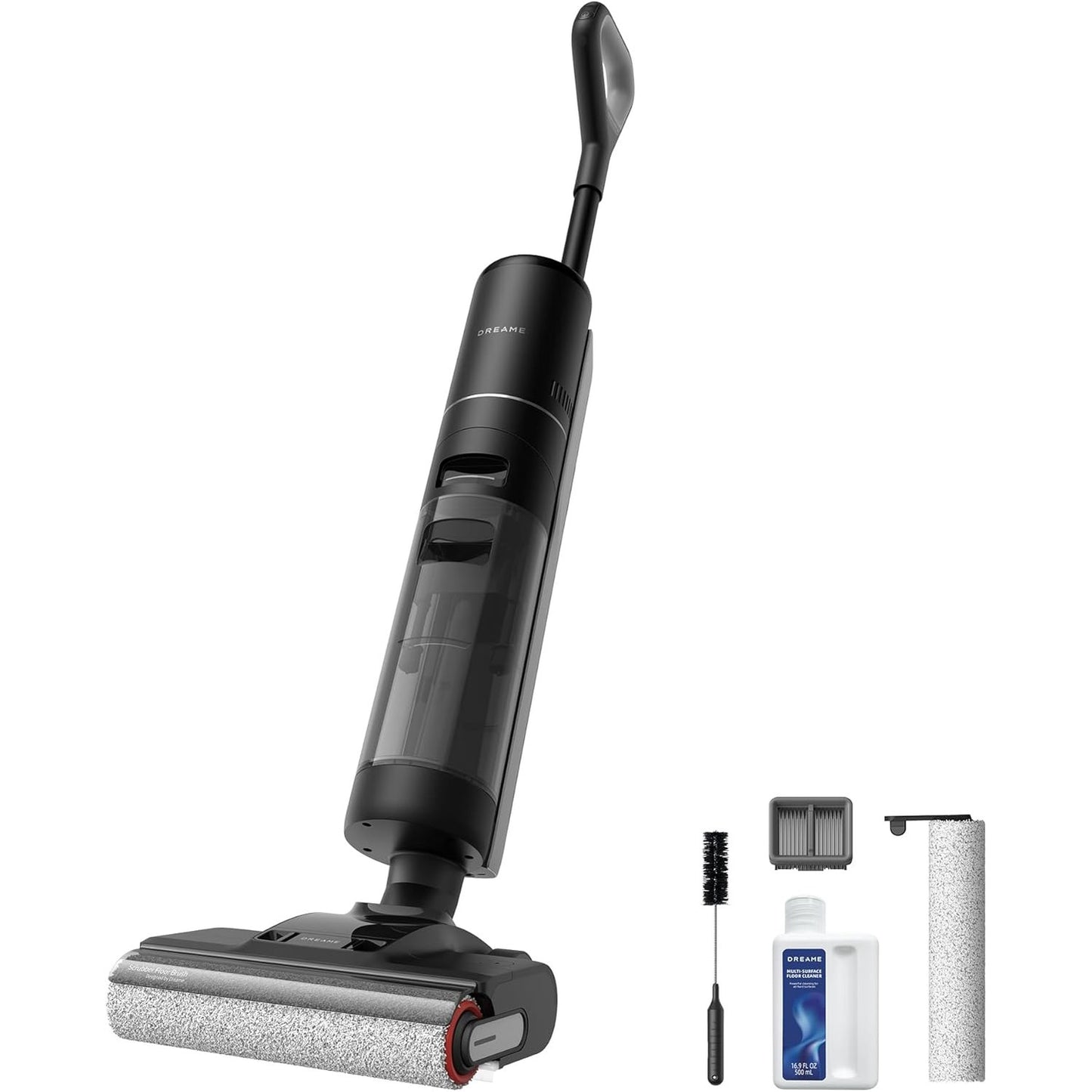 277329 - DREAME Fshesë me korrent dhe mop pa tel H12 Pro Ultra, Larje me furçë 60°C, Tharje 30-minutëshe, Pastrim automatik me rrotullim të dyfishtë me shpatull të qëndrueshëm, Thithje 16,000 Pa, Furçë me 2 skaje