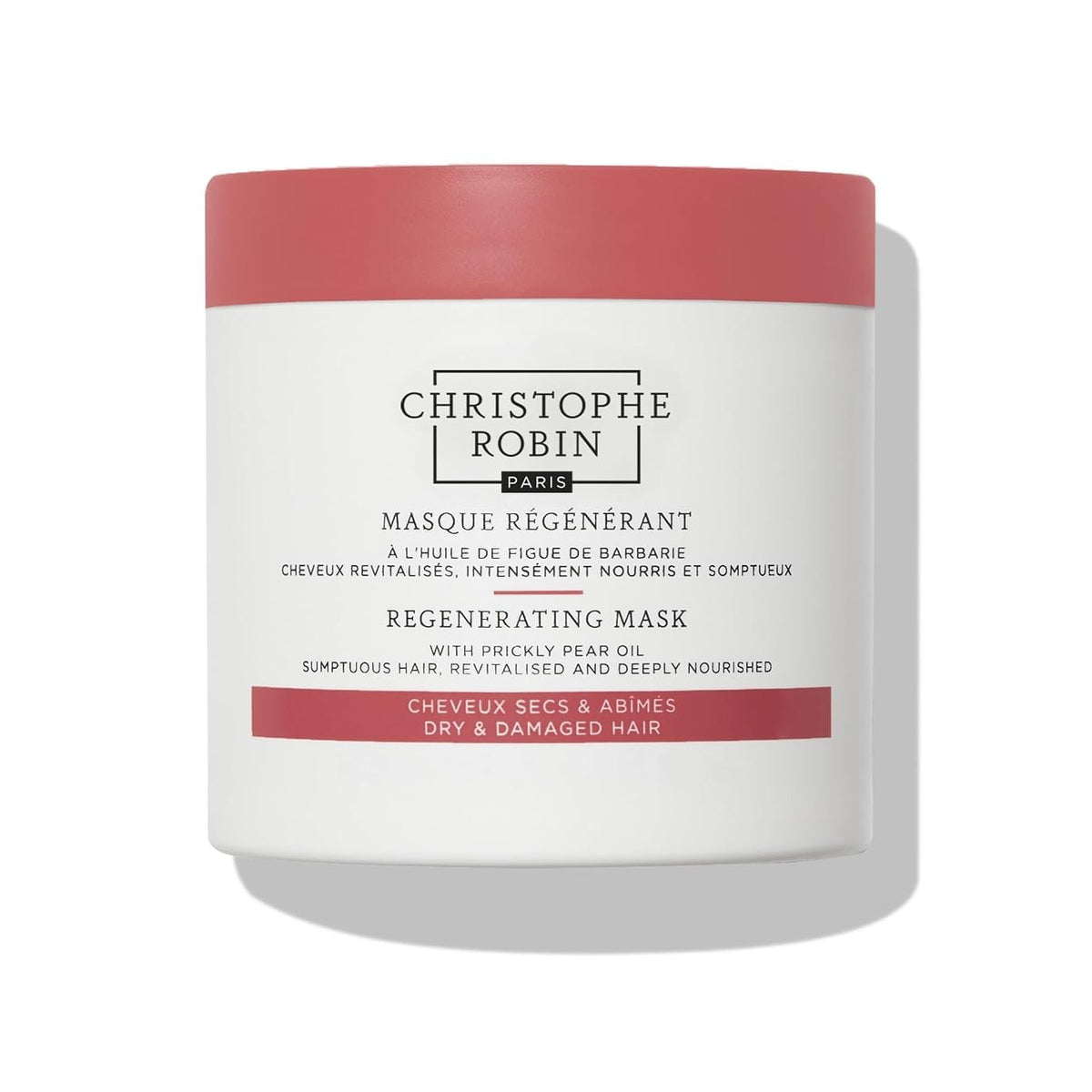 315749 - CHRISTOPHE ROBIN Maska Rigjeneruese me Vaj Dardheje 250ml – Trajtim Ushqyes 97% Natyral me Vaj Dardheje dhe Ceramide