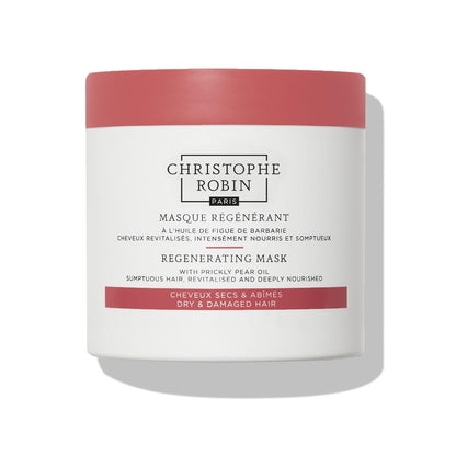 315749 - CHRISTOPHE ROBIN Maska Rigjeneruese me Vaj Dardheje 250ml – Trajtim Ushqyes 97% Natyral me Vaj Dardheje dhe Ceramide