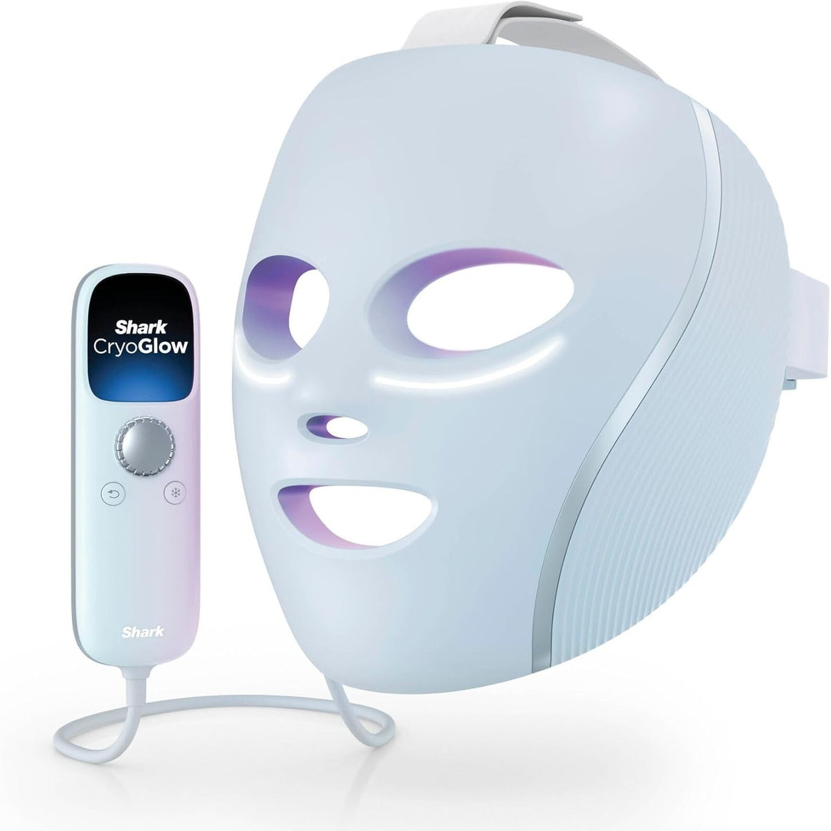 296518 - SHARK Maska LED CryoGlow, e kuqe dhe blu, Terapi me dritë infra të kuqe FW312EU
