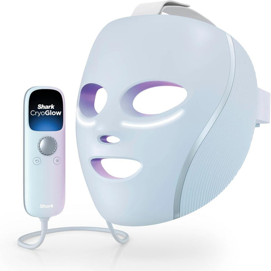 296518 - SHARK Maska LED CryoGlow, e kuqe dhe blu, Terapi me dritë infra të kuqe FW312EU