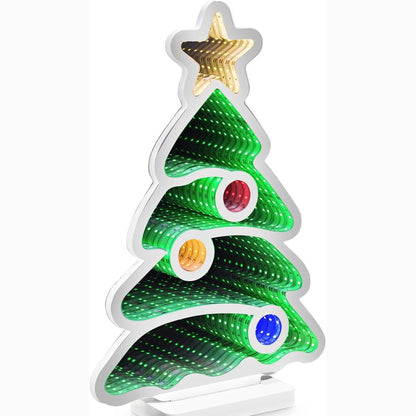 185461 - IDENA 30550 - Pemë Krishtlindjesh LED me 80 LED SMD dhe Efekt 3D, 13 x 5.5 x 22 cm, Përdorimi i Brendshëm, Funksionon me Bateri