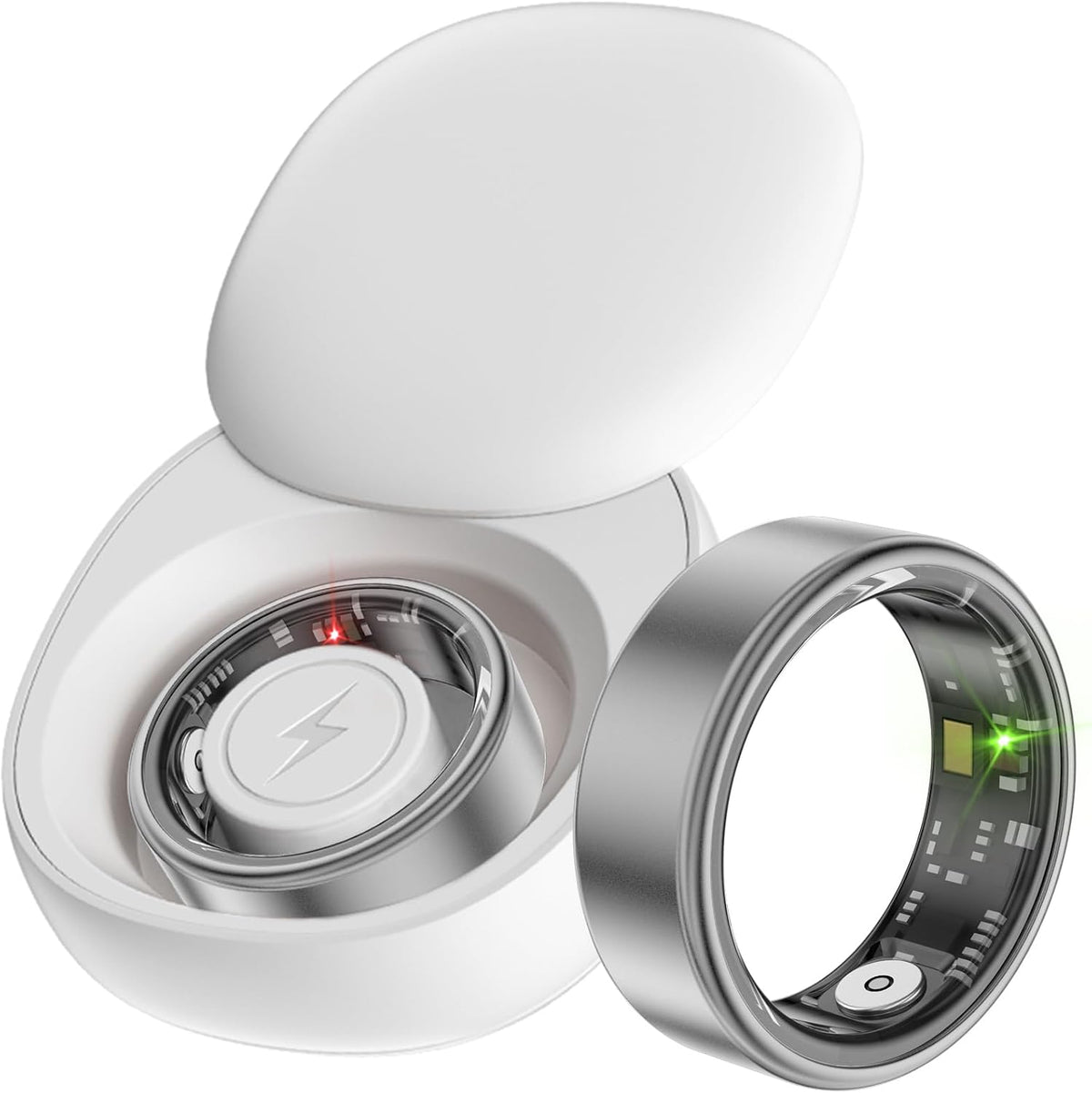 299241 - SMART RING Unaza Ndjekëse e Fitnesit, 5ATM i Ujit i Papërshkueshëm, Monitor i Rrahjeve të Zemrës, Ndjekës Aktiviteti, për Android dhe iOS