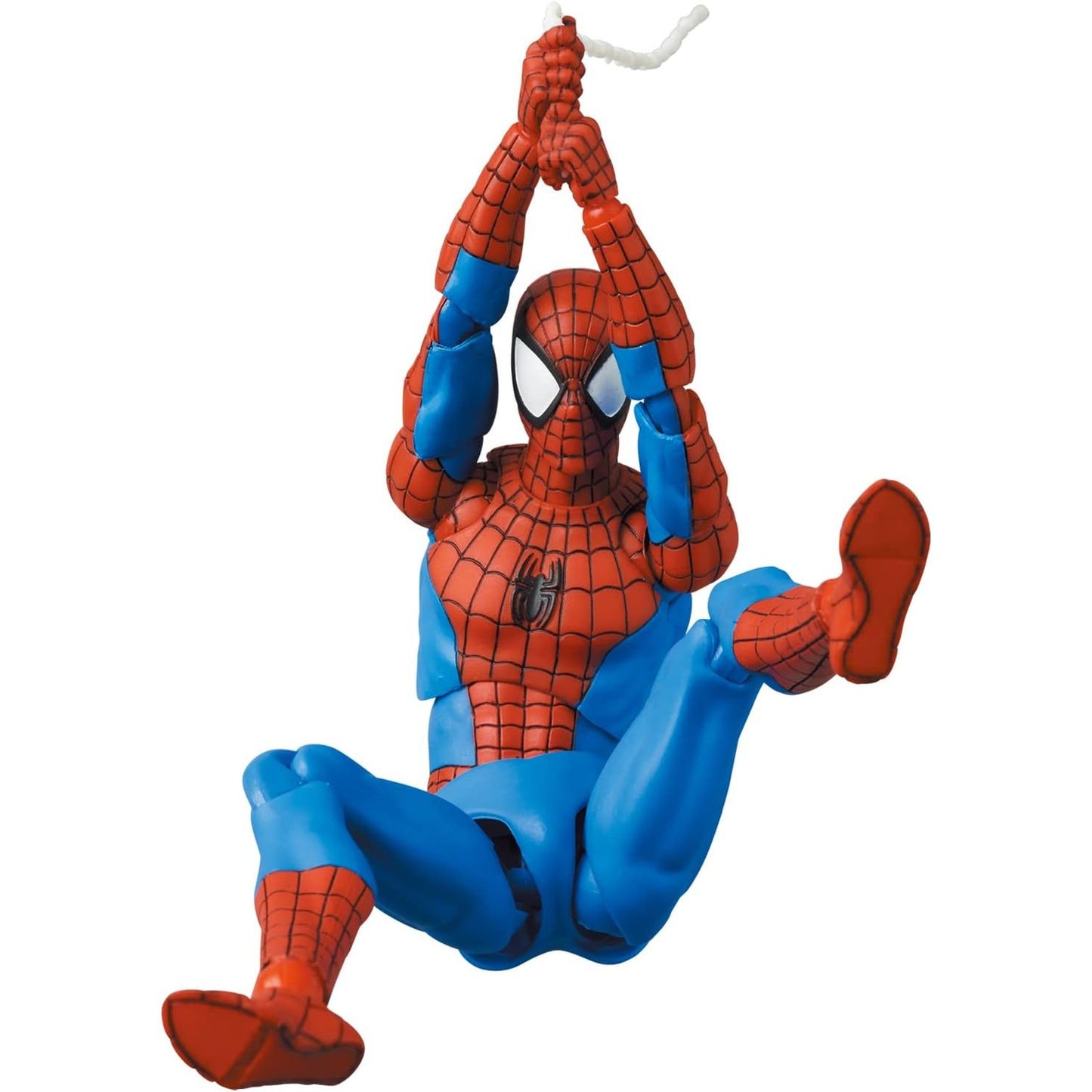 208047 - MAFEX Nr. 185 SPIDER-MAN Spider-Man (Versioni Klasik i Kostumit), Figurë Aksioni e Para-Lyer, Lartësi Totale Afërsisht 155 mm, Pa Shkallëzim