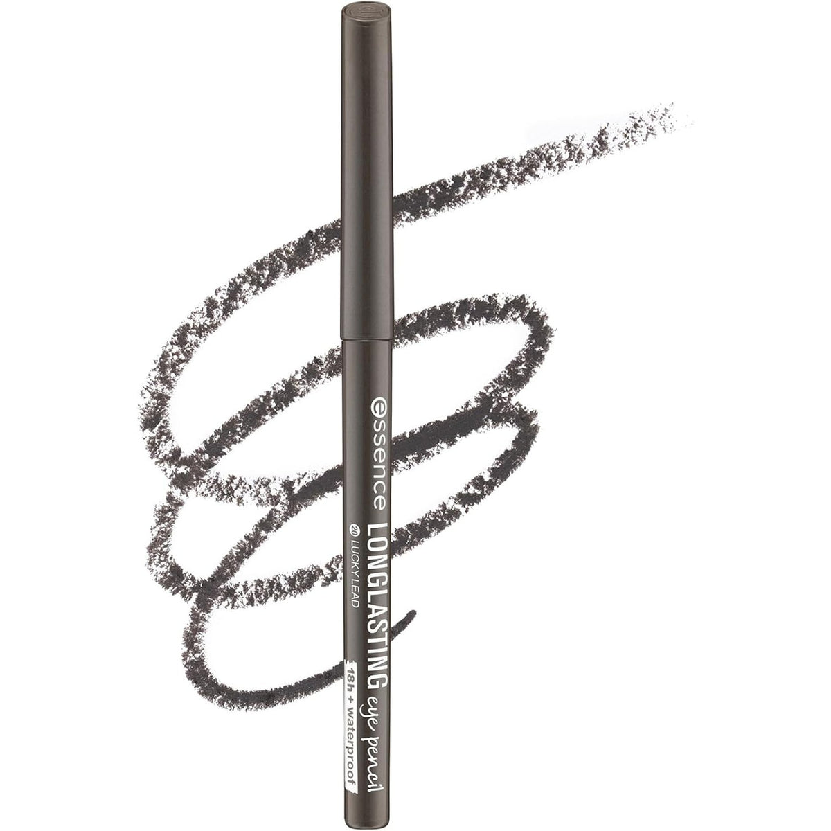 302678 - ESSENCE COSMETICS - Laps sysh LONG-LASTING, Kajal, qëndrueshmëri 18 orëshe, i papërshkueshëm nga uji, Nr. 20, gri (0.28g)