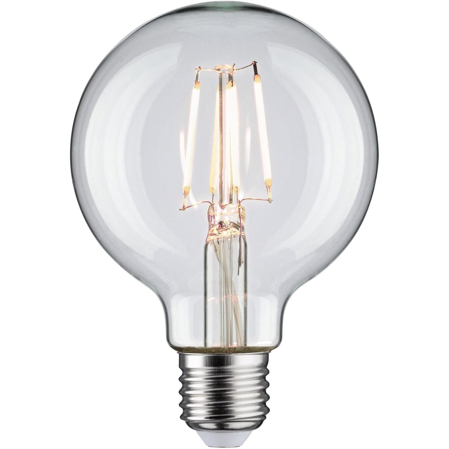 225216 - PAULMANN 28955 LED Globe Filament G80, 4.8W, Llambë Klasike e Transparencës, 4000K e Bardhë Neutrale, E27