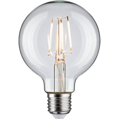 225216 - PAULMANN 28955 LED Globe Filament G80, 4.8W, Llambë Klasike e Transparencës, 4000K e Bardhë Neutrale, E27