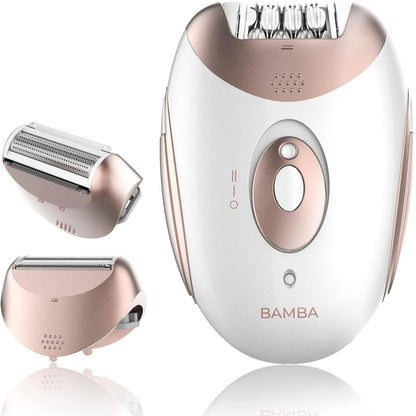 293462 - CECOTEC Epilator pa tel SkinCare Depil-action, Bateri litiumi, Kohëzgjatje funksionimi 40 minuta, I papërshkueshëm nga uji, Koka të ndërrueshme, 2 cilësime shpejtësie, Modalitet me tel