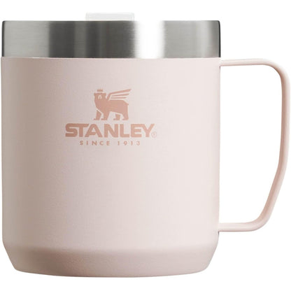 199924 - STANLEY Gotë e izoluar Classic Legendary Camp me kapacitet 0.35L, Mban pijet të ngrohta për 1.5 orë dhe të ftohta për 3 orë, Pa BPA, e lavueshme në lavastovilje - Kuarc Rozë