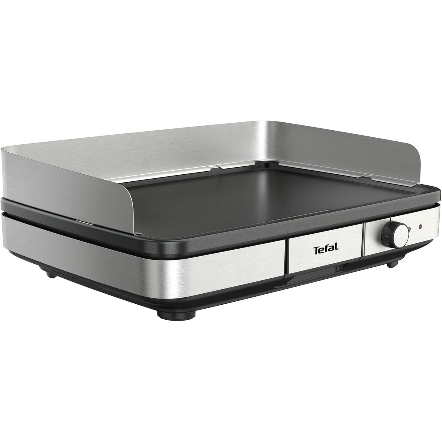 288181 - TEFAL Maxi Electric Plancha, XXL, Kapacitet 10/12 Persona, Mbrojtës nga Spërkatjet, Termostat të Rregullueshëm, Çelik Inoks, CB690D12