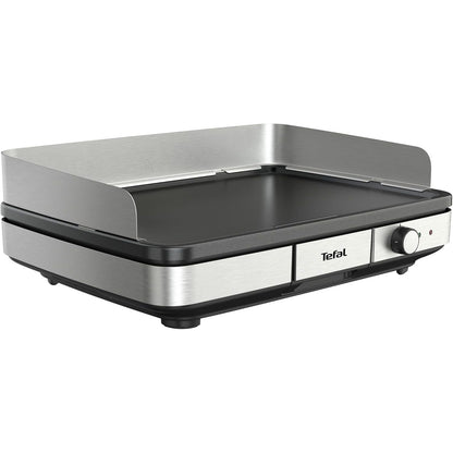 288181 - TEFAL Maxi Electric Plancha, XXL, Kapacitet 10/12 Persona, Mbrojtës nga Spërkatjet, Termostat të Rregullueshëm, Çelik Inoks, CB690D12
