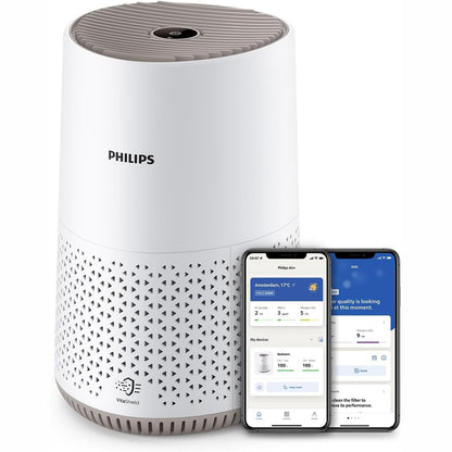288258 - PHILIPS Pastrues ajri Seria 600 – Ultra i qetë – Filtri HEPA – Largon 99.97% të ndotësve – Për dhoma deri në 44m² – I bardhë (AC0650/10)