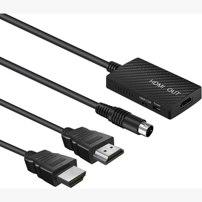 268274 - TNP Adaptues HDMI për Sega Genesis, kabllo lidhjeje HDMI për konsolat Sega Genesis 1 dhe 2, Mega Drive 1 dhe 2
