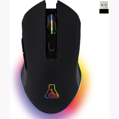 320434 - G-LAB Maus Lojërash Pa Tel Kult Helium, Rikarikueshëm, 6400 DPI, Ndriçim RGB me 7 Ngjyra për PC/PS5/Xbox