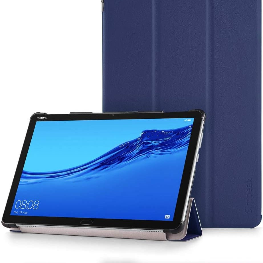 277124 - SIMPEAK Mbrojtëse për Huawei Mediapad M5 Lite 10 inç, Ultra e hollë, me funksion mbështetës, e pajtueshme me mbulesën mbrojtëse - Blu