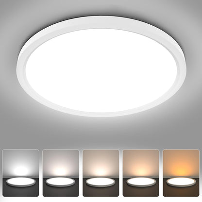 215872 - AVANLO Ndriçues Tavani LED i Sheshtë Ø30CM, 2400LM 24W, 5 Temperaturë Ngjyrash