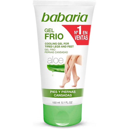 322168 - BABARIA - Xhel Ftohës për Këmbë të Lodhura, 150ml, Krem Anti-inflamator me Aloe Vera