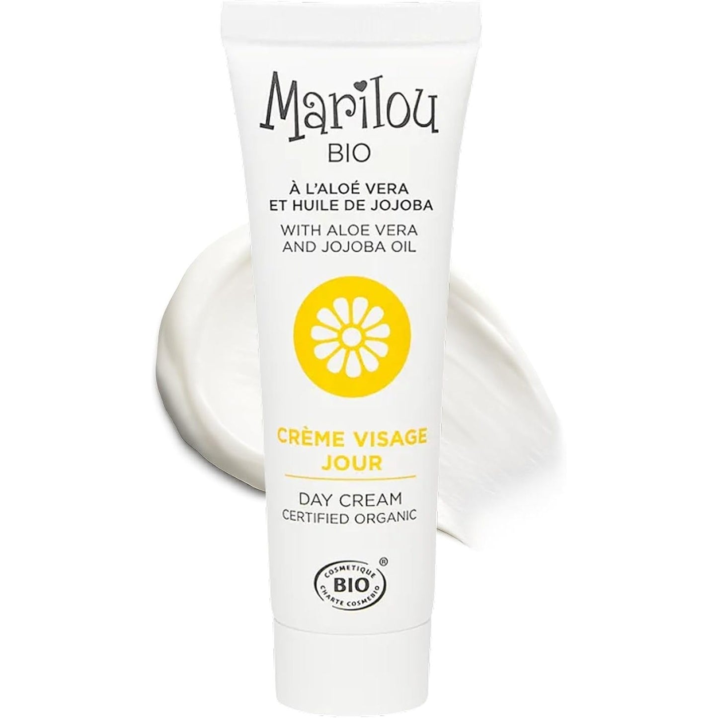 275980 - MARILOU BIO - Krema ditore për fytyrën, 30 ml, krem hidratues dhe ushqyes organik, për të gjitha llojet e lëkurës, prodhuar në Francë