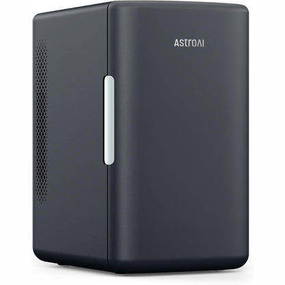 288317 - ASTROAI Mini Frigorifer 2 në 1, 6 litra / 8 kanaçe, funksion ftohjeje dhe ngrohjeje, prizë 12V / 220V për makina, zyra dhe konvikte, i zi