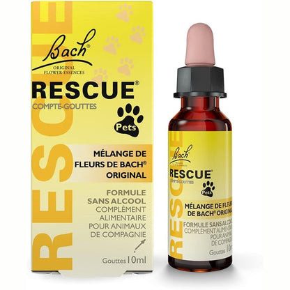 257606 - Rescue Pets Shishe me pika, Qetësi shpirtërore për kafshët shtëpiake, Vegan, Shtesë ushqimore, 10 ml