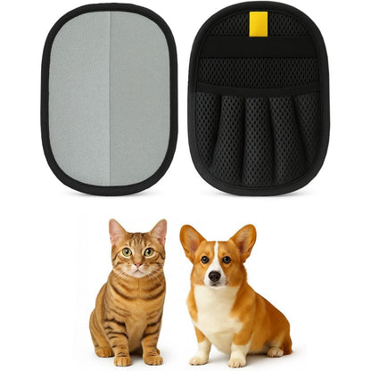 206994 - ZENITHYREN - Dorezë depilimi për kafshët shtëpiake në set prej 2 copë, me material të trashë të përforcuar dhe teknologji elektrostatike, për mace dhe qen