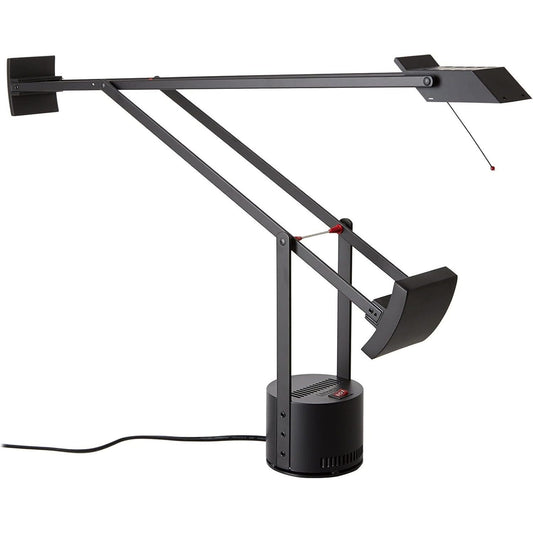 160523 - ARTEMIDE Llambë Tizio 35 në Ngjyrë të Zezë, me Lartësi Maksimale 100cm dhe Gjatësi 65cm