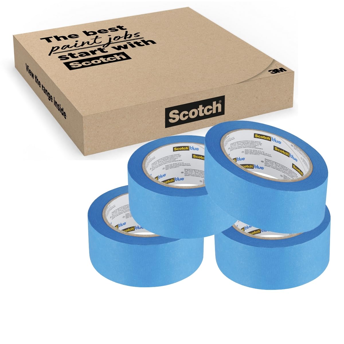 314100 - SHIRIT NGJITËS SHUMËSIPËRFQASOR SCOTCHBLUE, 36 mm x 41 m, 4 Rrotulla