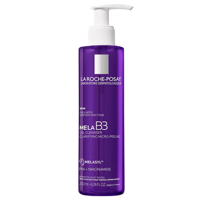 289957 - LA ROCHE-POSAY Xhel pastrues kundër pigmenteve për të gjitha llojet e lëkurës, me Melasyl dhe Niacinamide, mikro-eksfolim i butë, Mela B3, 200 ml