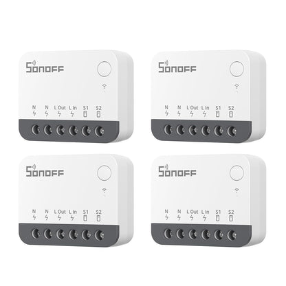 313195 - SONOFF Zigbee Smart Switch, Funksionon me Alexa dhe Google Home, Pako me 4, Kërkon një Zigbee Gateway, Kërkon një Tel Neutral