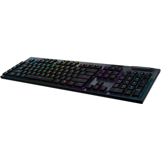 126085 - LOGITECH G915 LIGHTSPEED Tastierë Mekanike pa Tel, Çelës Tasti Tactile GL me Profil të Ulët, LIGHTSYNC RGB, Dizajn Ultra i Hollë, Paraqitje Gjermane QWERTZ - Materiali Karbon
