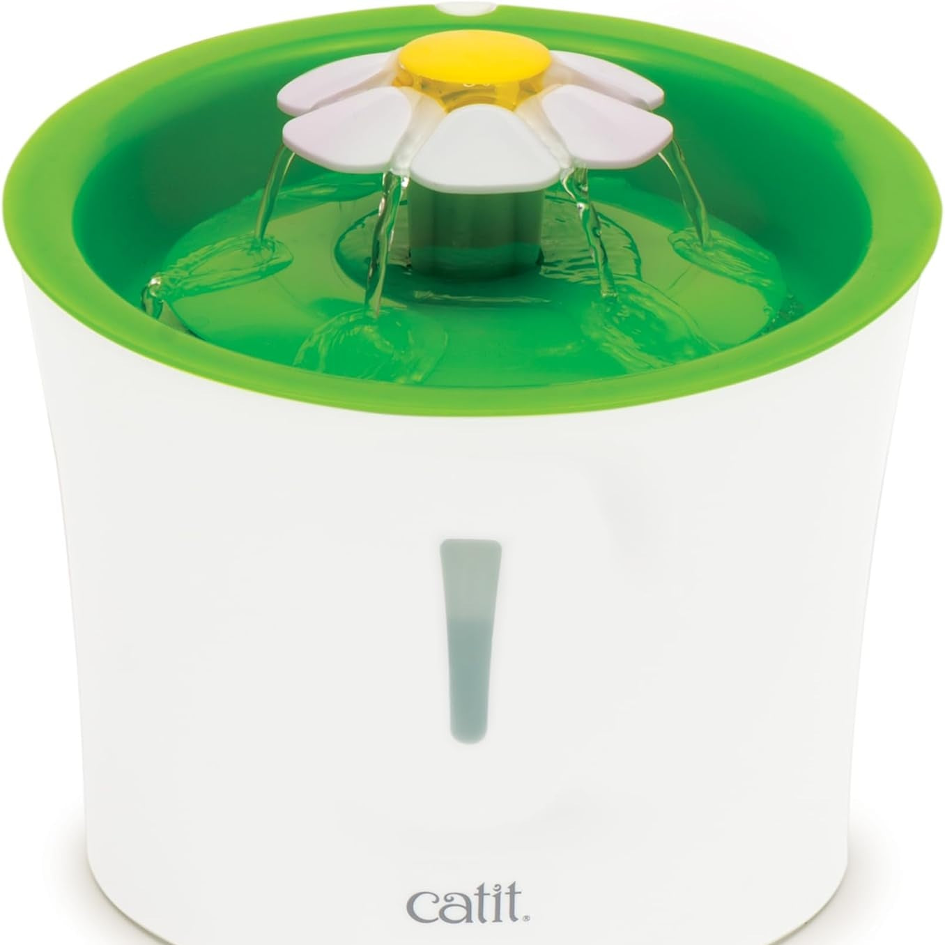 214402 - CATIT Shatërvan me Lule për macet, 3L, i bardhë/jeshil