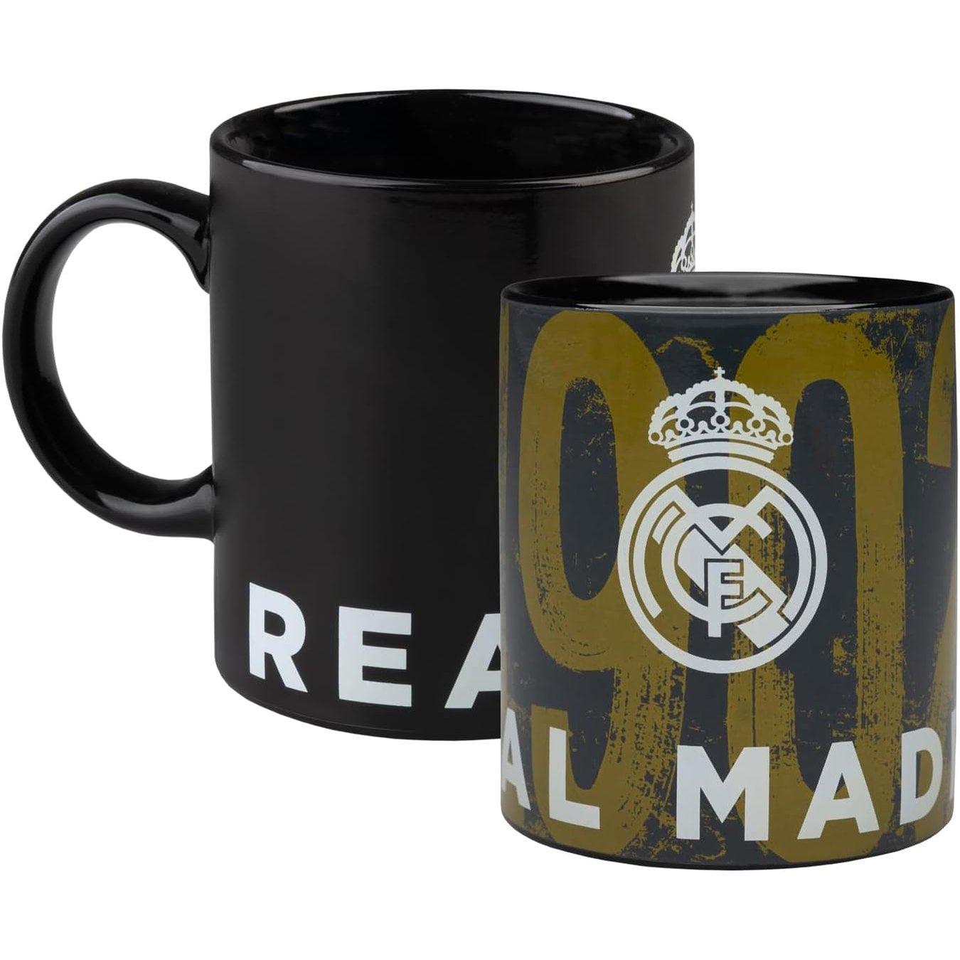 197697 - GRUPO ERIK - Filxhan Kafeje me Efekt Termik 'FC Real Madrid', Madhësia 8.7cm x 9.5cm, Kapaciteti 350ml, Dhurata Zyrtare e Real Madridit